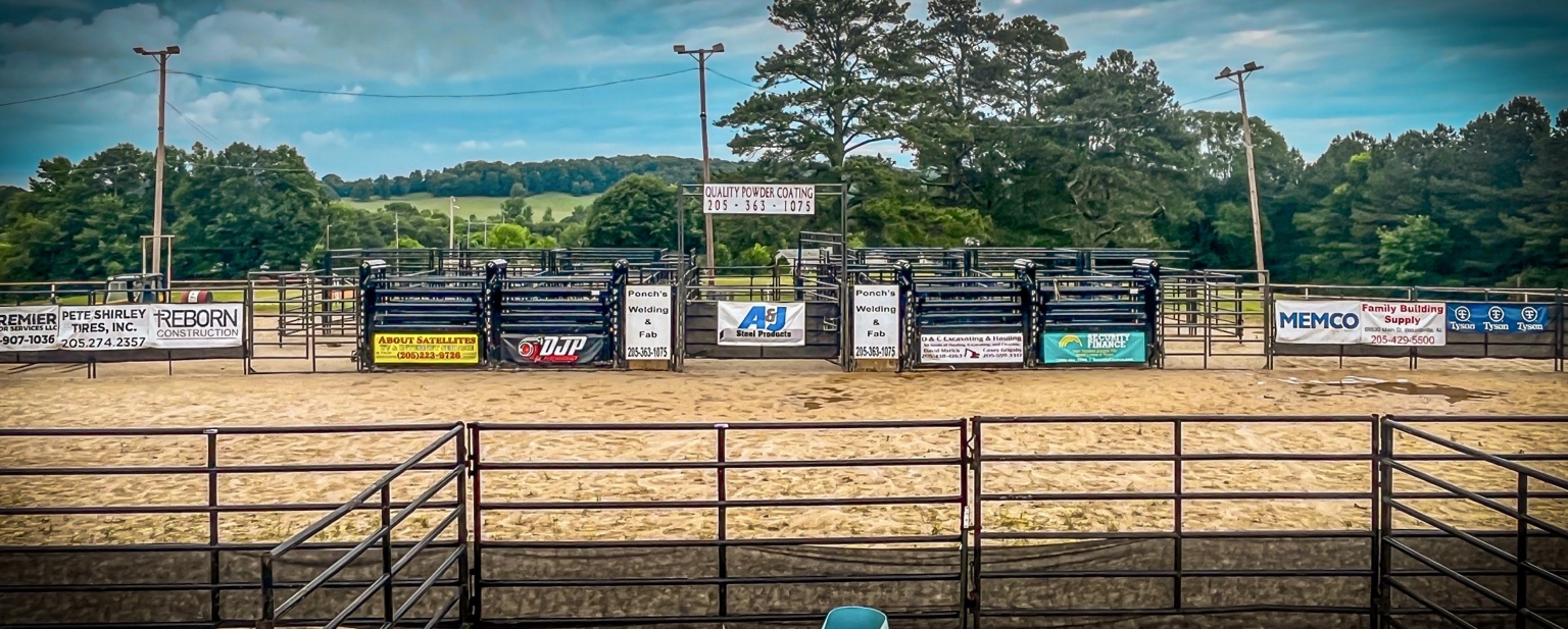 Arena view showing sponsor signage at a WSE event